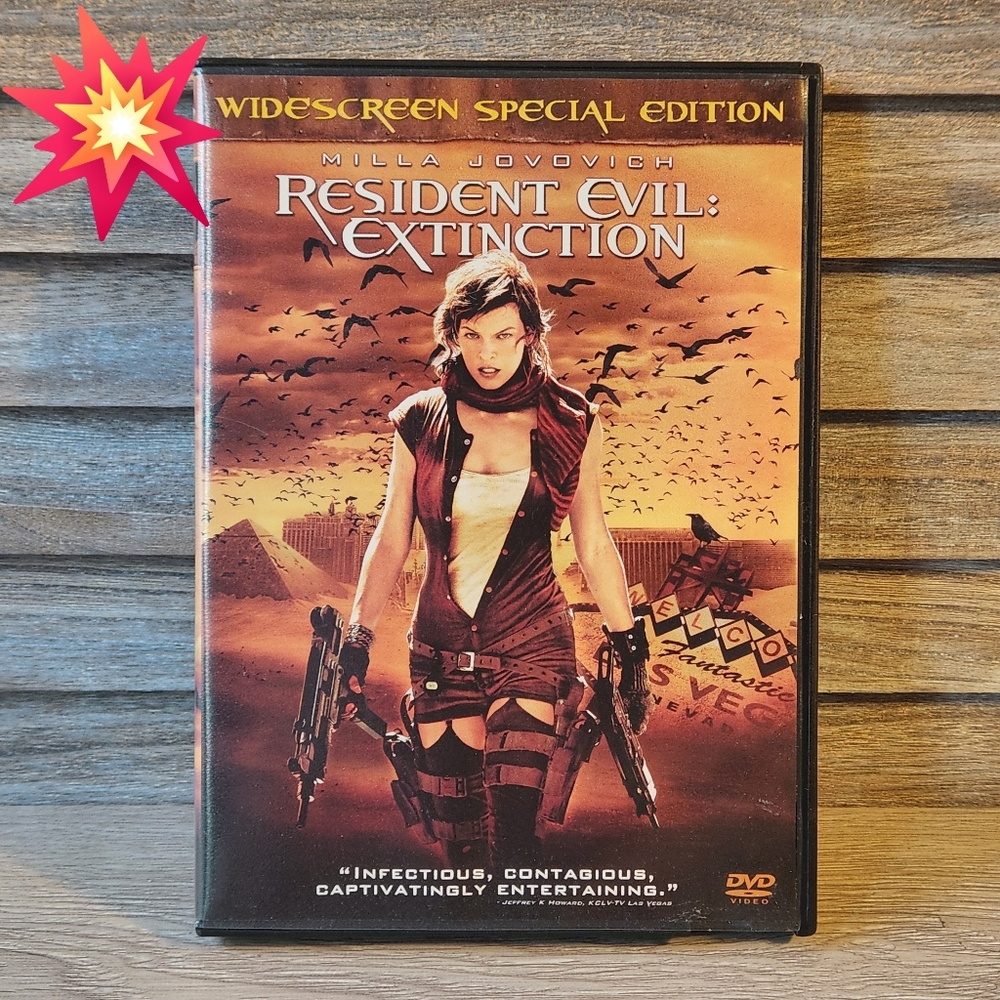 5/$20 Resident Evil: Extinction DVD Horror Movie Milla Jovovich